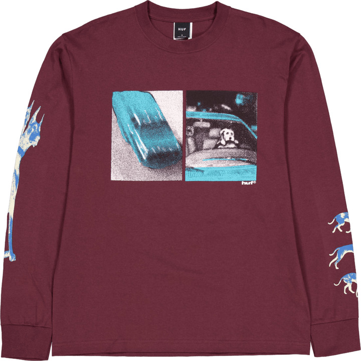 Red Means Go L/s marškinėliai Eggplant