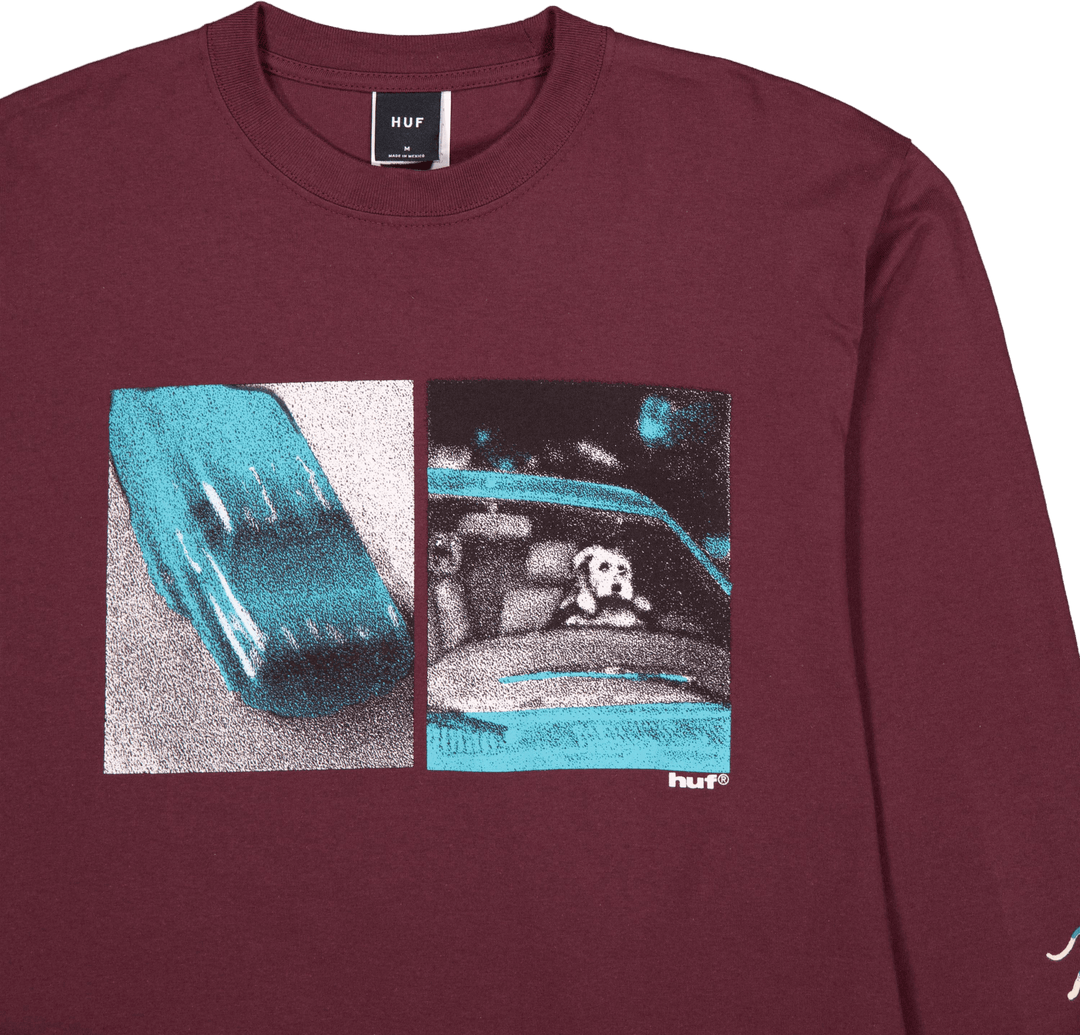 Red Means Go L/s marškinėliai Eggplant