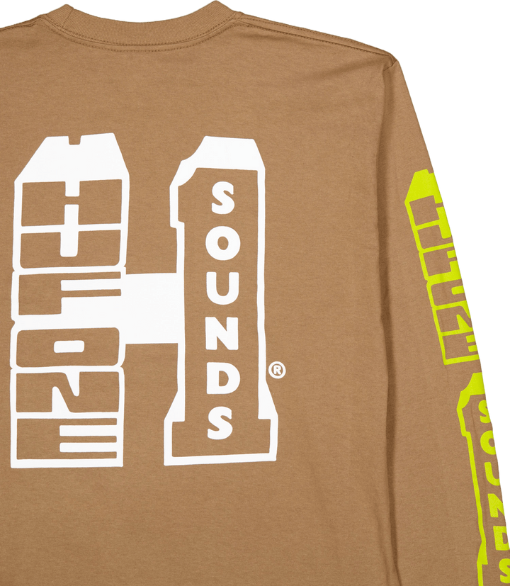 "Huf One Sound L/s" marškinėliai Camel
