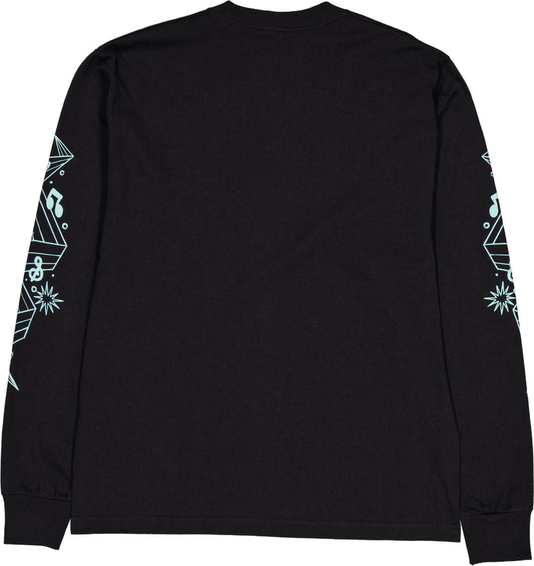 "Benchin' L/s" marškinėliai Black