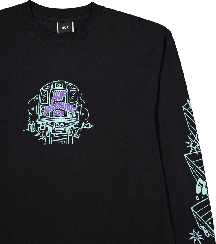 "Benchin' L/s" marškinėliai Black