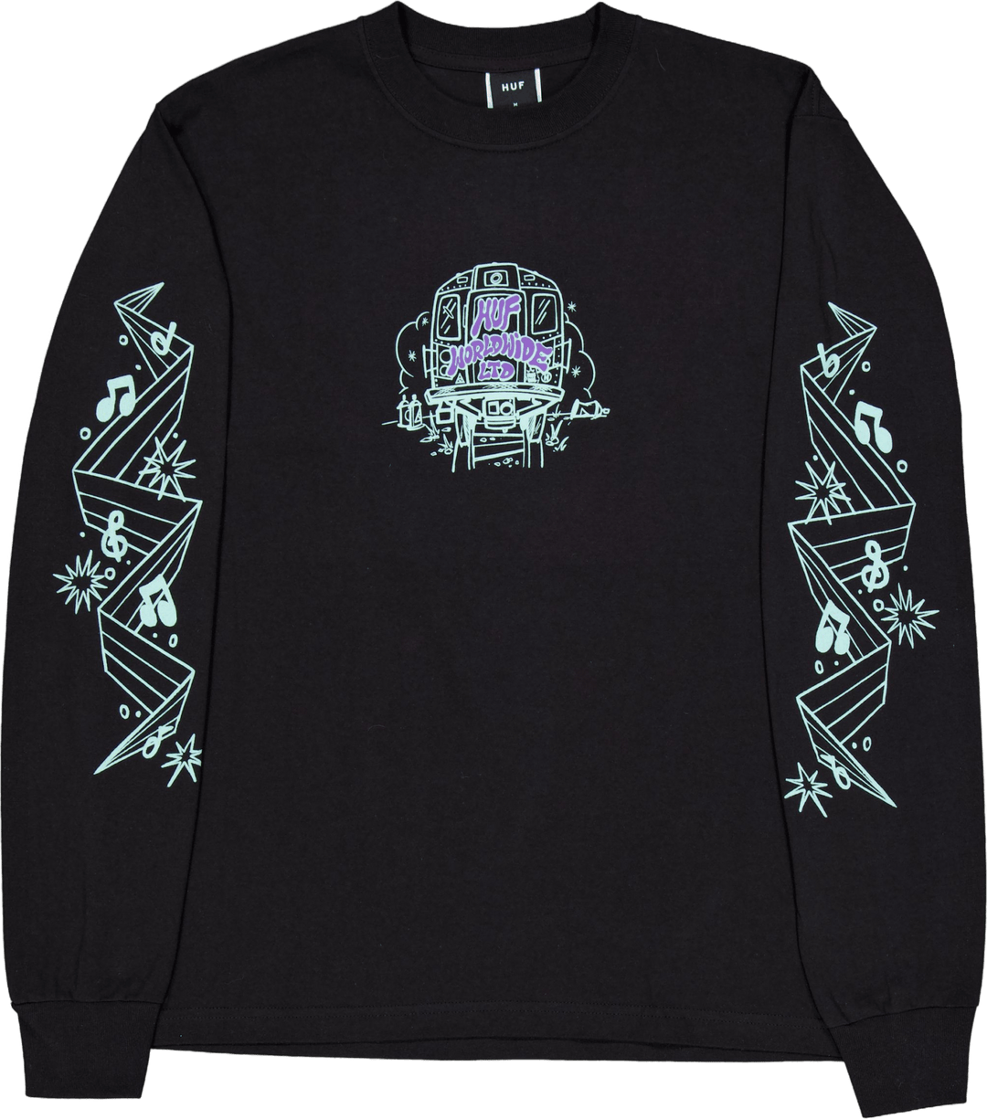 "Benchin' L/s" marškinėliai Black