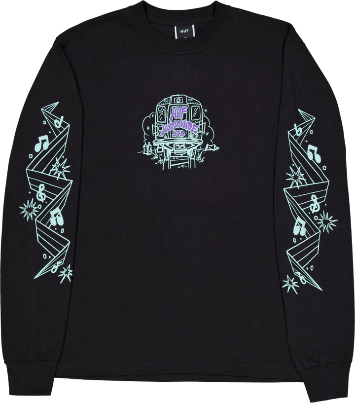 "Benchin' L/s" marškinėliai Black