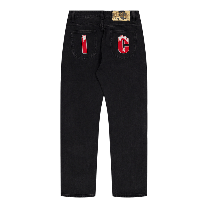 Running Dog Denim Pant Black