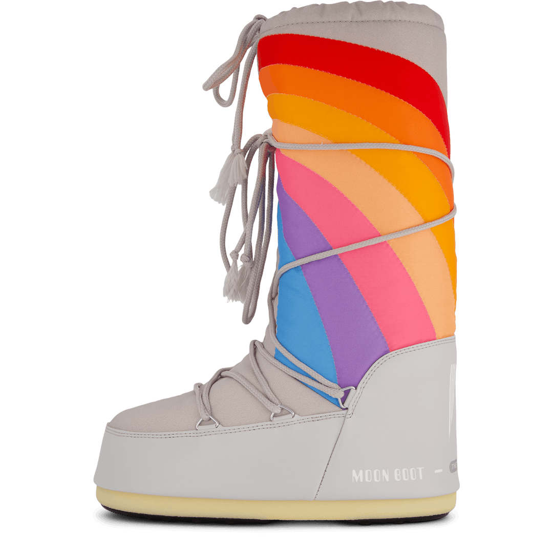 Mb Moon Boot Icon Rainbow Glacier-blue-red