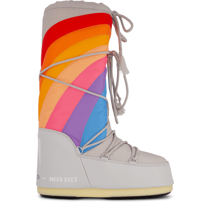 Mb Moon Boot Icon Rainbow Glacier-blue-red