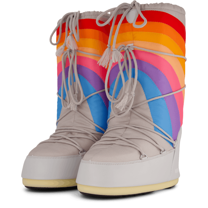 Mb Moon Boot Icon Rainbow Glacier-blue-red