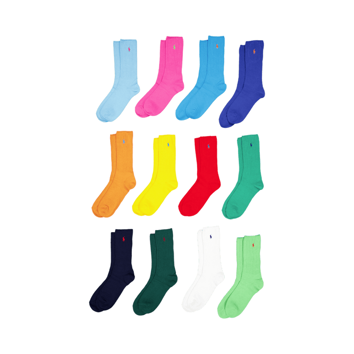 Polo Ralph Lauren Combed Cotton-12pk Classic Cre 12pk Colorshop Giftbox