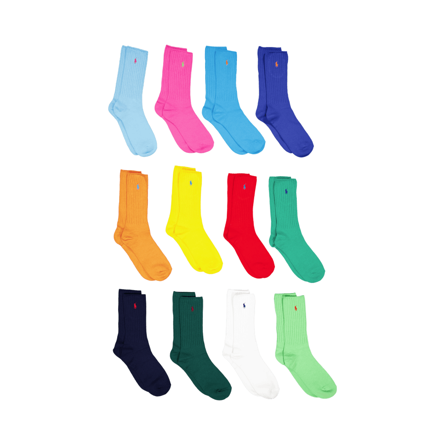 Polo Ralph Lauren Combed Cotton-12pk Classic Cre 12pk Colorshop Giftbox