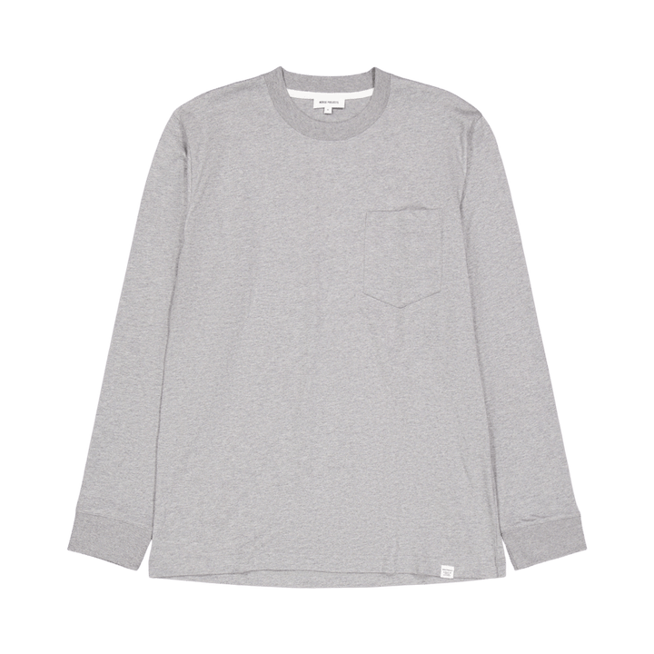 Johannes Standard Pocket Ls Light Grey Melange