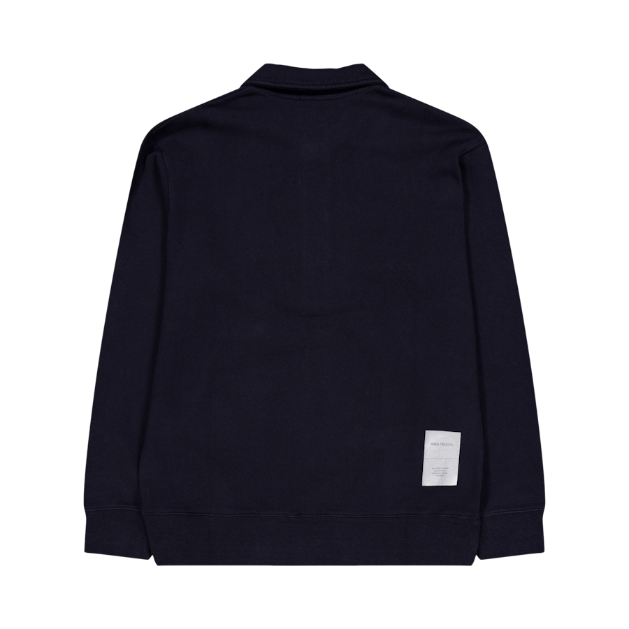 Fraser Relaxed Organic Loopbac Dark Navy