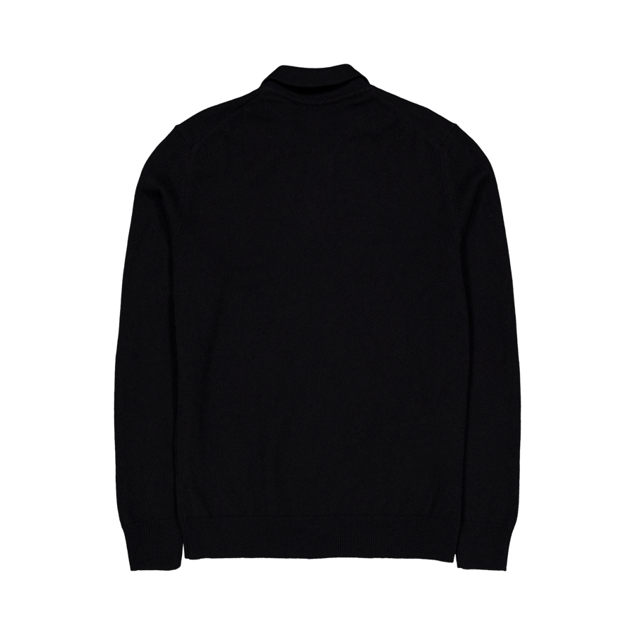 Marco Merino Lambswool Polo Black