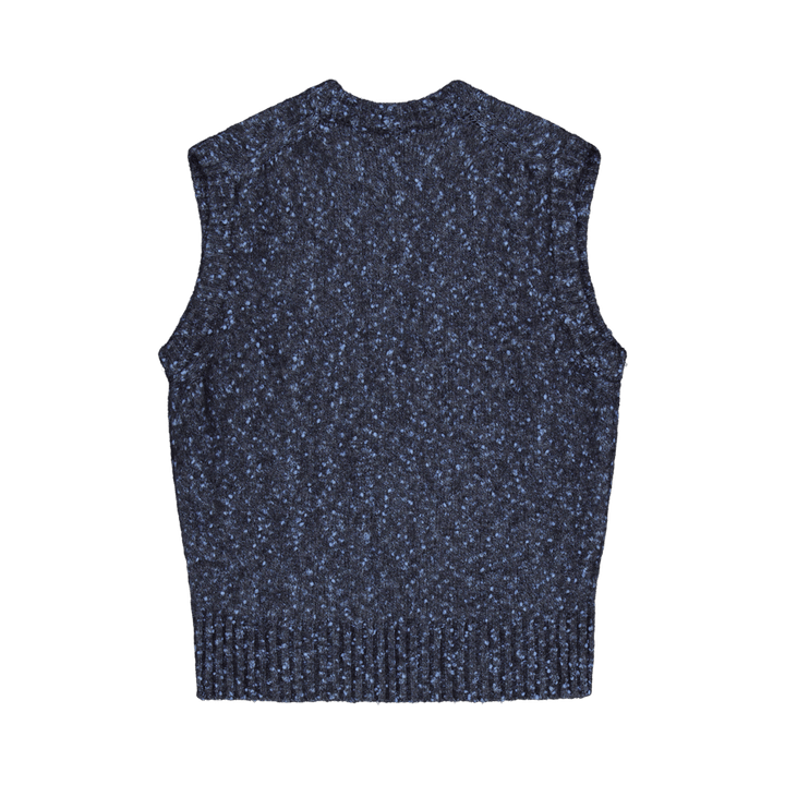 Manfred Tweed Vest Light Stone Blue