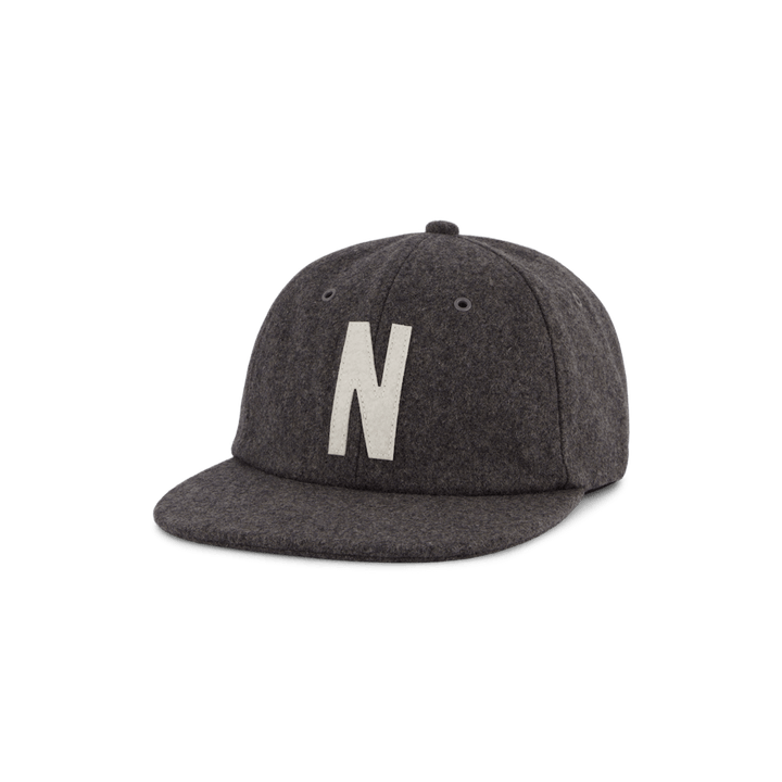 Sportkeps i ull Charcoal Melange