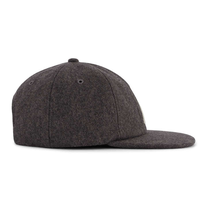 Sportkeps i ull Charcoal Melange