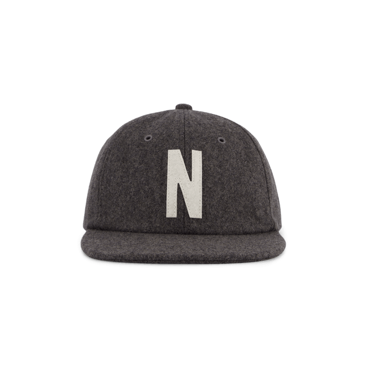 Sportkeps i ull Charcoal Melange