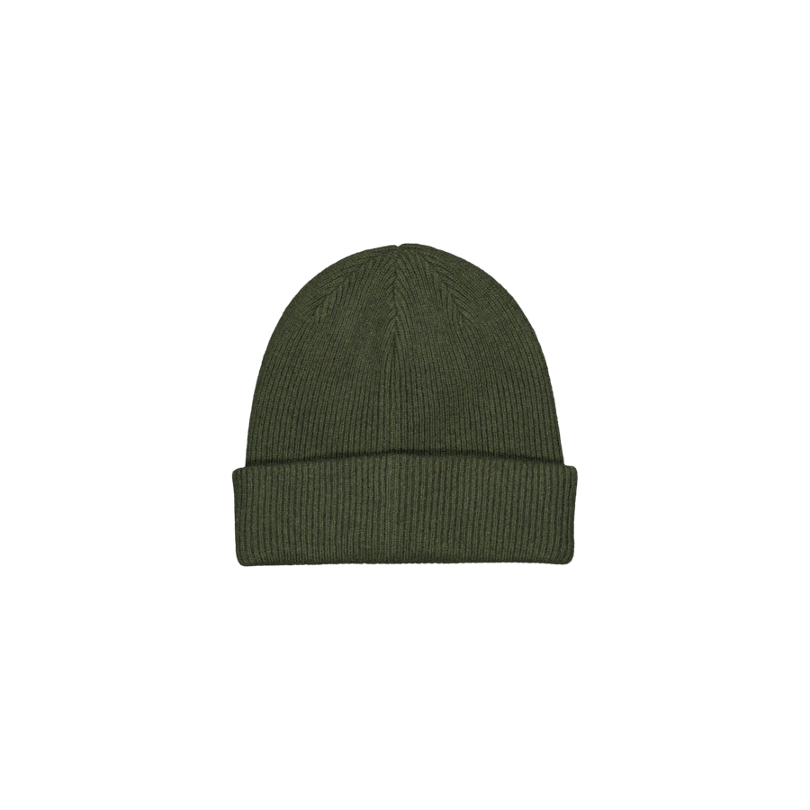 Merino Lambswool Beanie Army Green