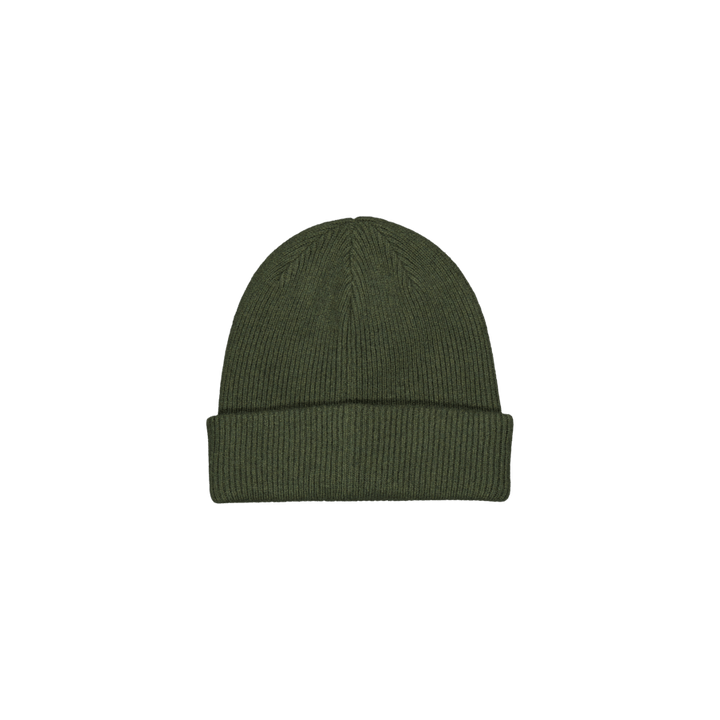 Merino Lambswool Beanie Army Green