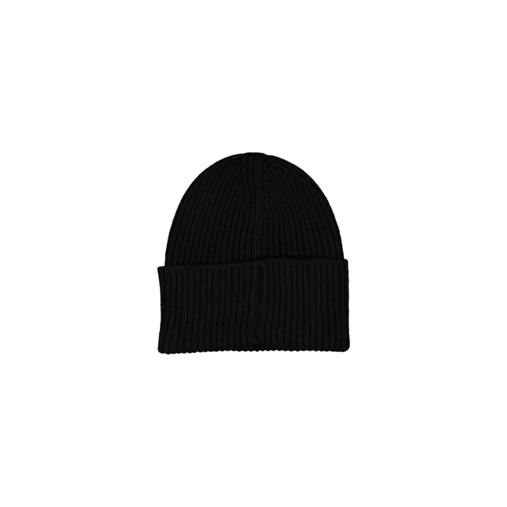 Merino Lambswool Rib N Logo Be Black