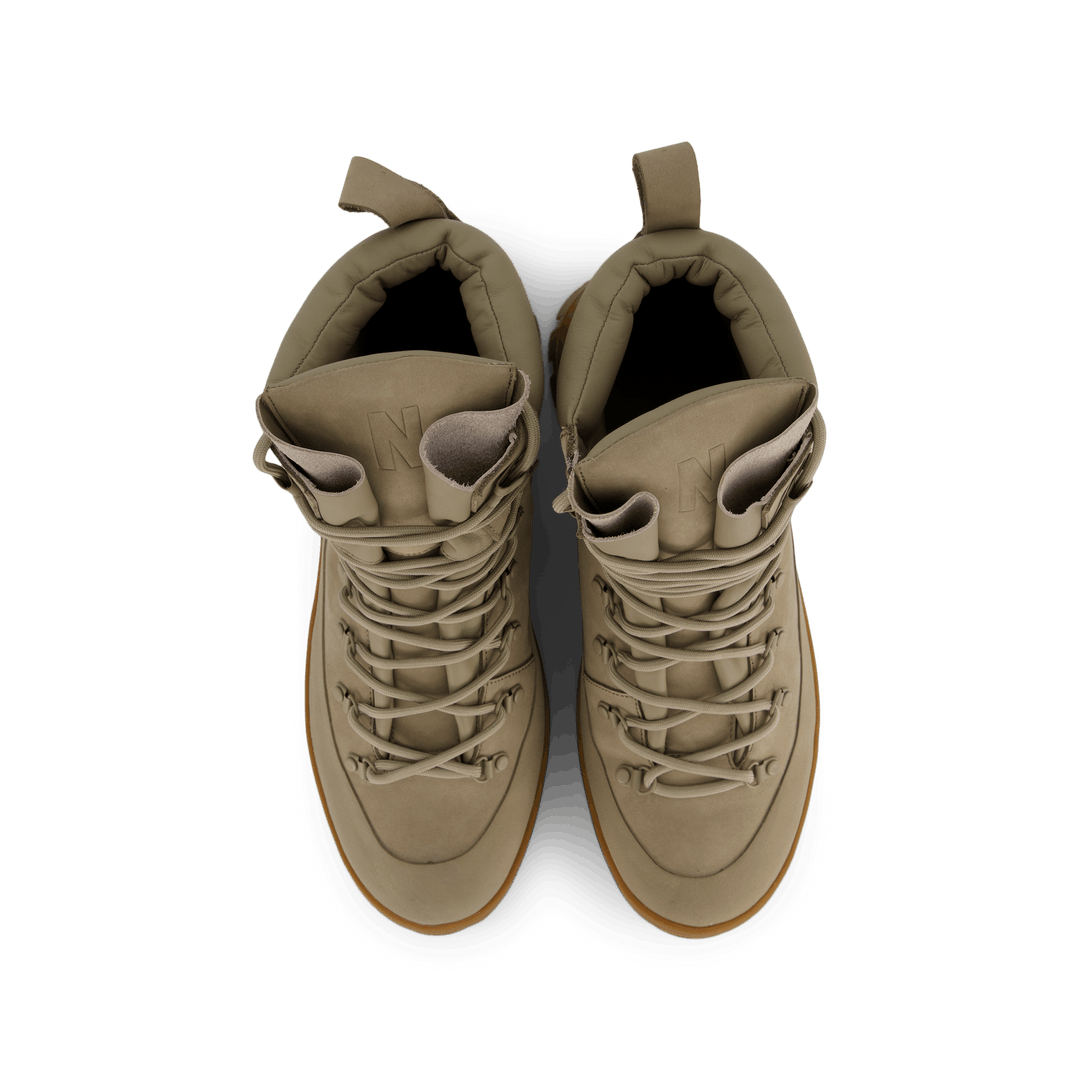 Leather Hiking Boot Khaki
