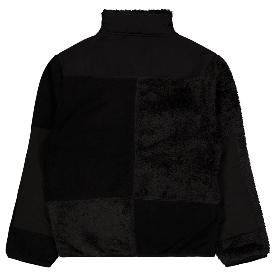 Fleecová bunda Patchwork Black