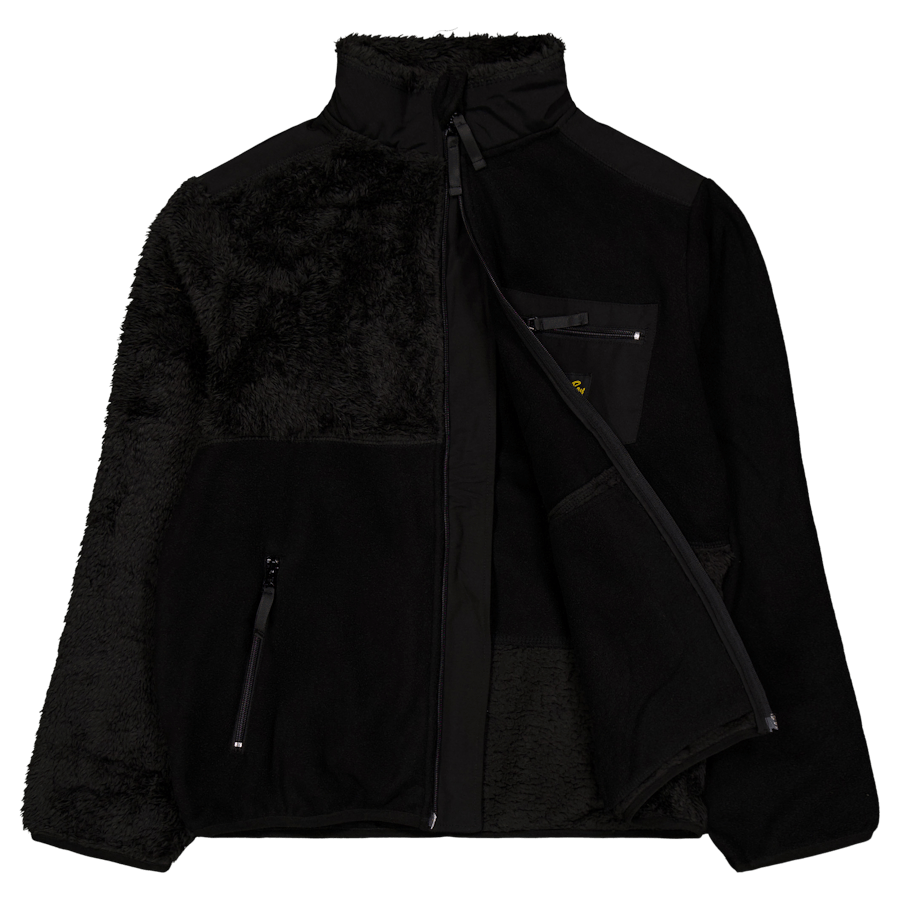 Fleecová bunda Patchwork Black