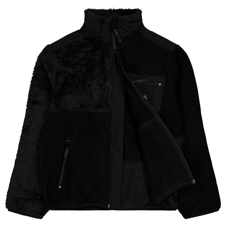 Fleecová bunda Patchwork Black