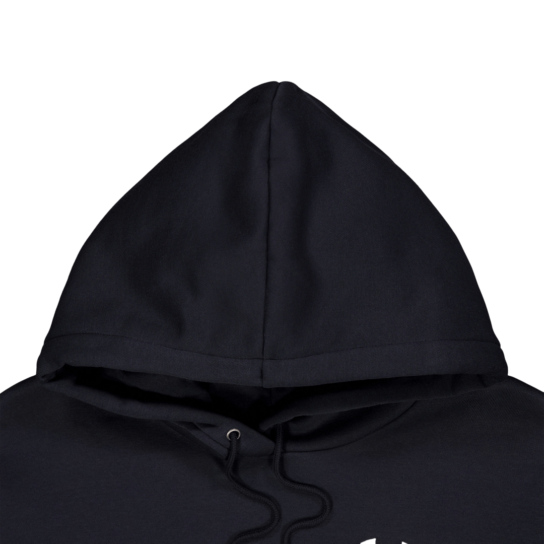 Essential Fleecová mikina s kapucí Black