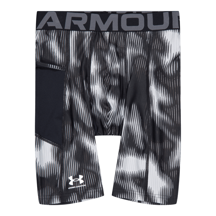 Ua Hg Prtd Long Shorts Black