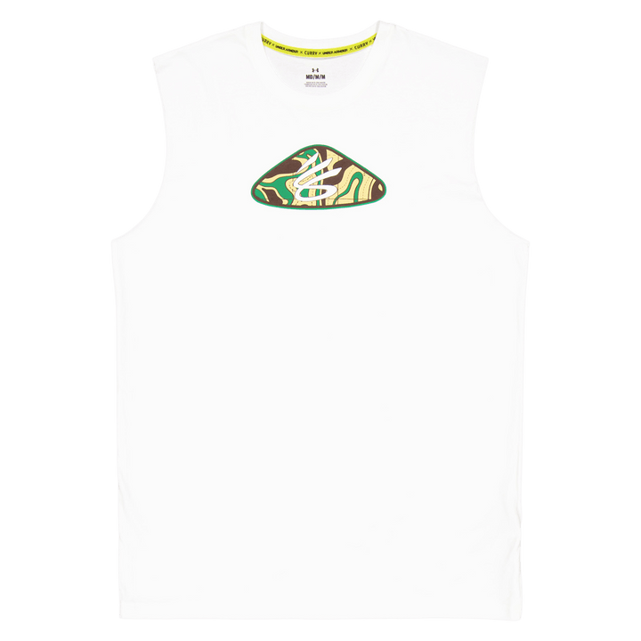 Curry Slvs Tee Hvid