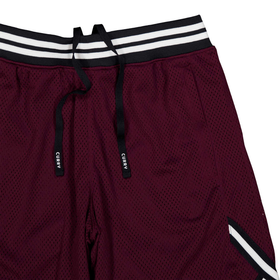 Curry Mesh Short 3 Dark Maroon