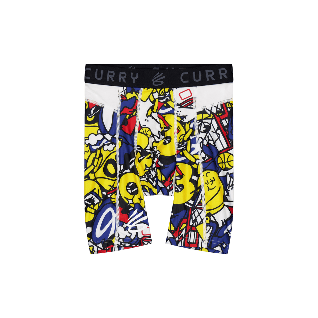 Ua Curry Hg Prtd Shorts White