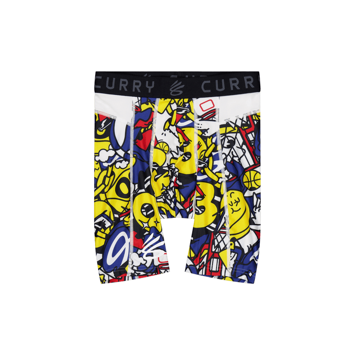 Ua Curry Hg Prtd Shorts White