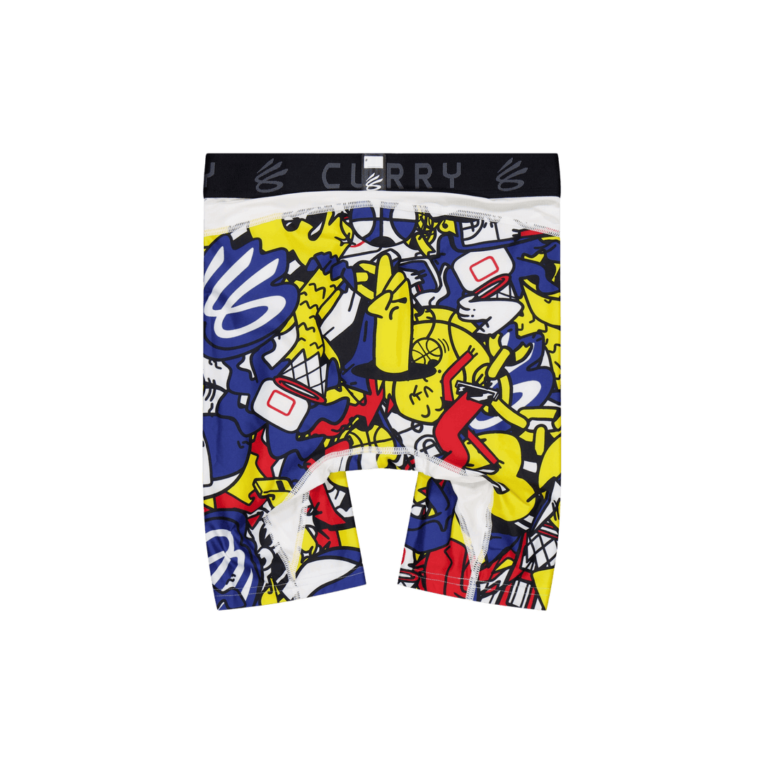 Ua Curry Hg Prtd Shorts White