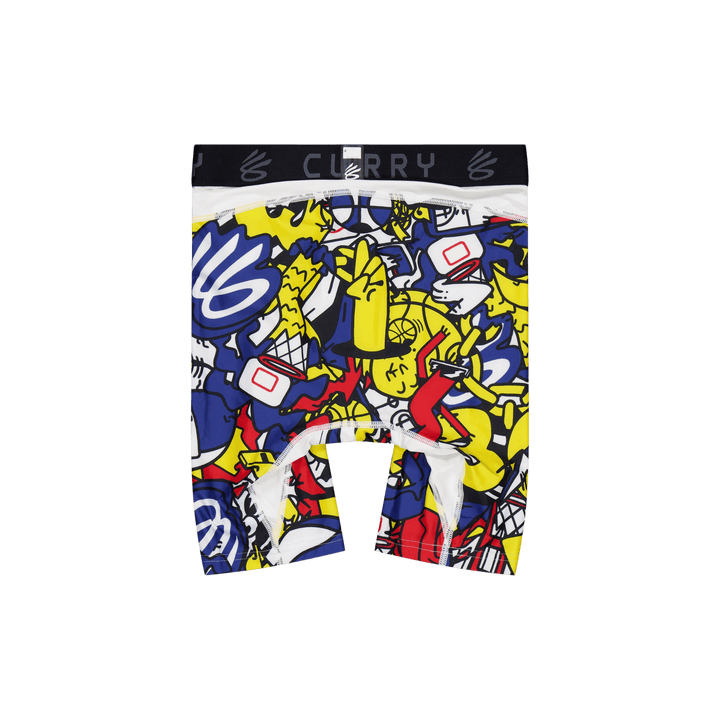 Ua Curry Hg Prtd Shorts White