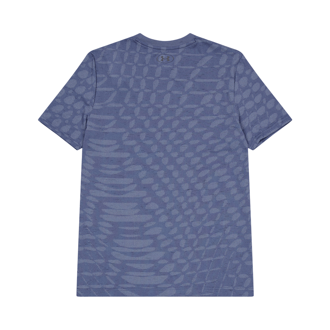 Ua Seamless Novelty Ss Downpour Gray