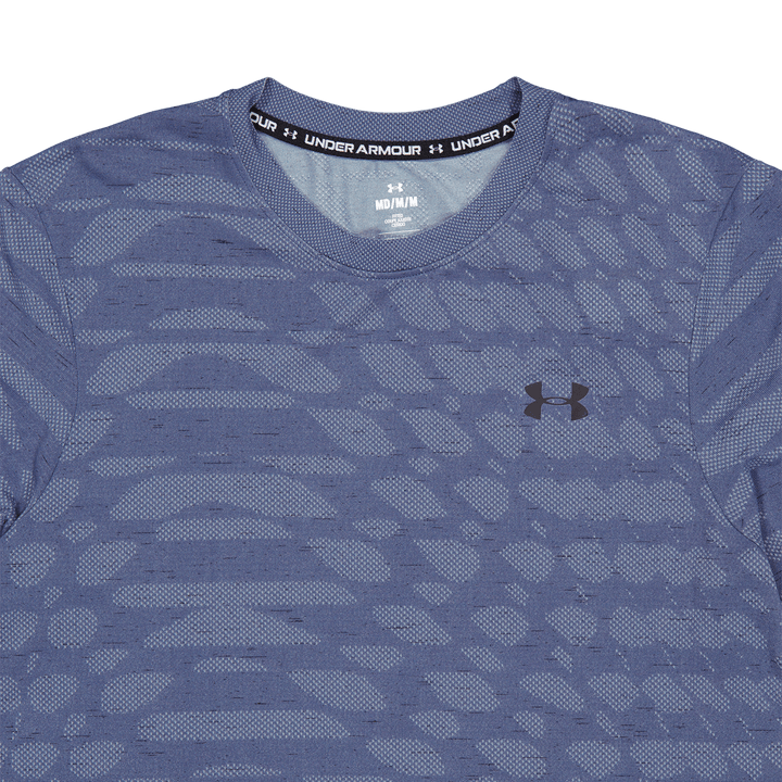 Ua Seamless Novelty Ss Downpour Gray