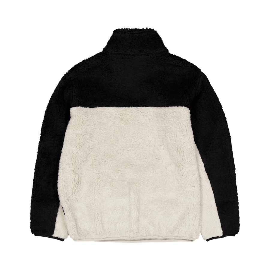 Top con mezza zip Fodera d'argento