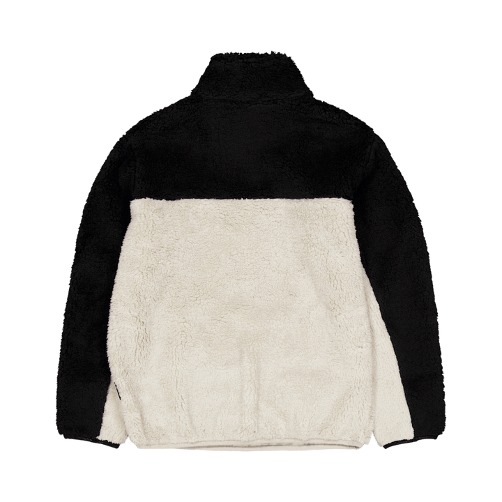 Top con mezza zip Fodera d'argento