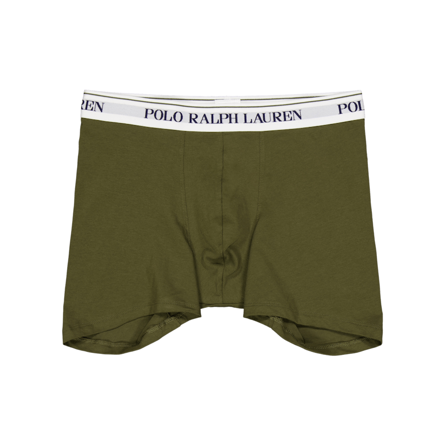 Stretch Cotton Boxer Brief 3-Pack 3PK Lt Olv / Cls Drb Olv / Def Grn