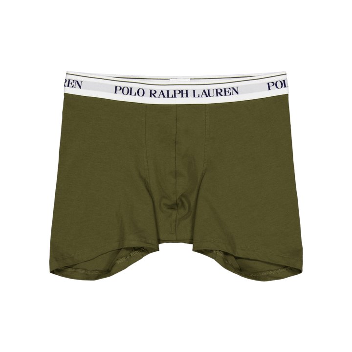 Stretch Cotton Boxer Brief 3-Pack 3PK Lt Olv / Cls Drb Olv / Def Grn