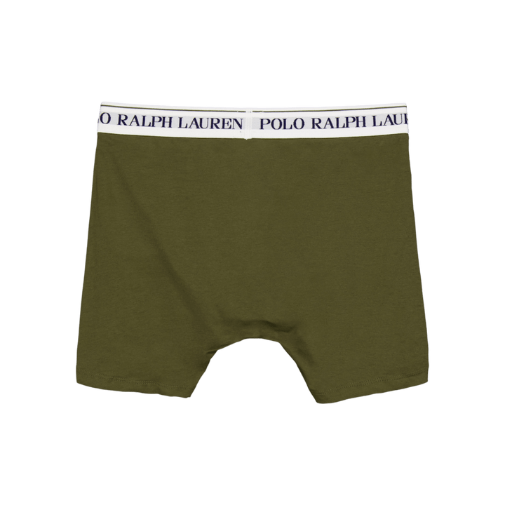 Stretch Cotton Boxer Brief 3-Pack 3PK Lt Olv / Cls Drb Olv / Def Grn