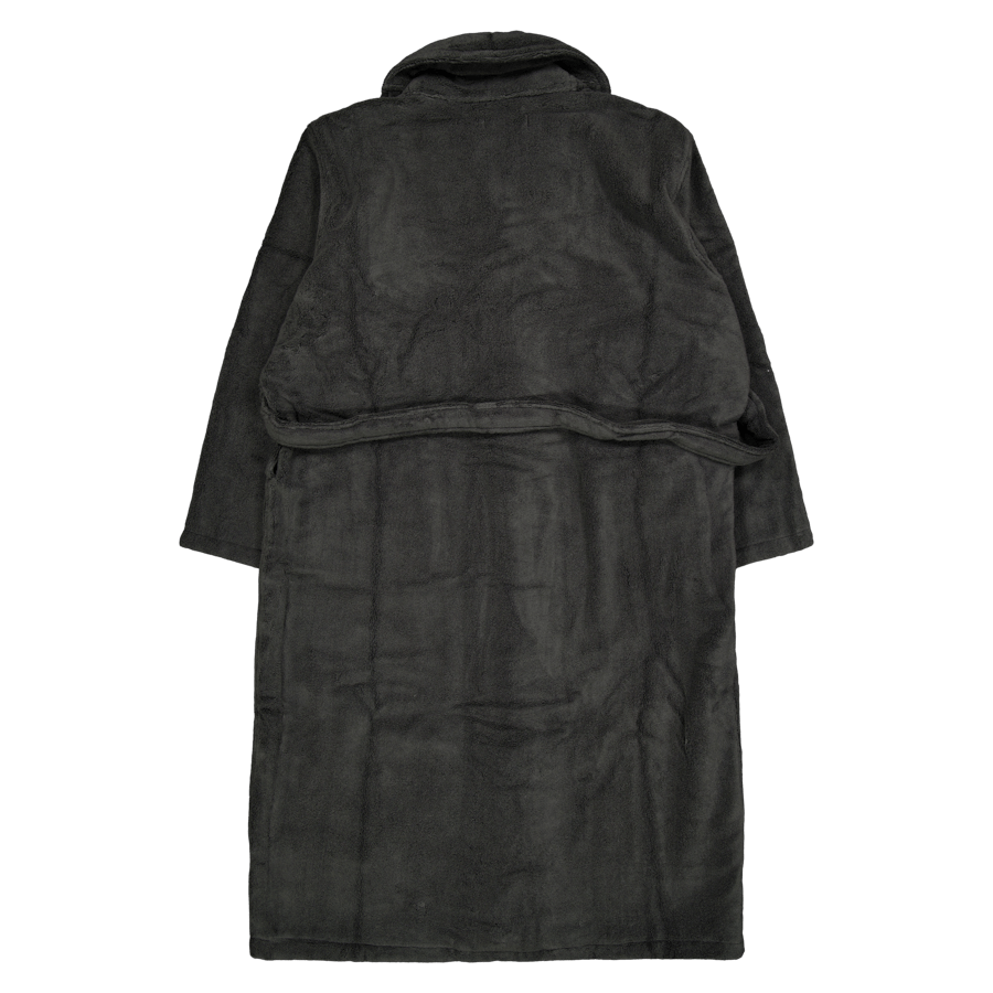 Shawl-Collar Terry Robe Dark Slate