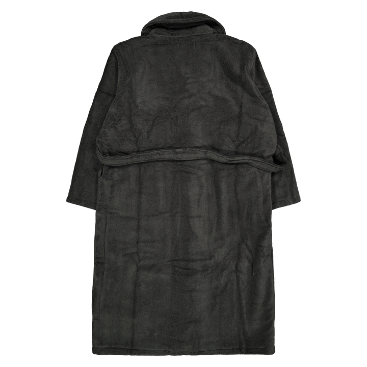 Shawl-Collar Terry Robe Dark Slate