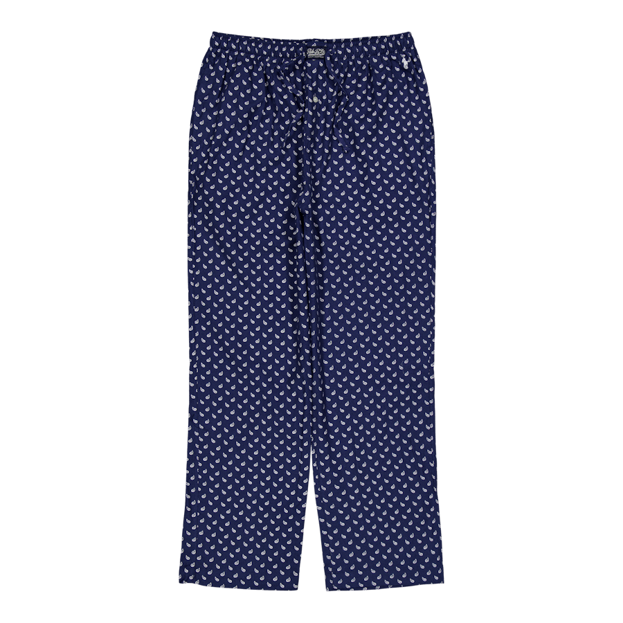 Plaid Flannel Pajama Set Navy Plaid