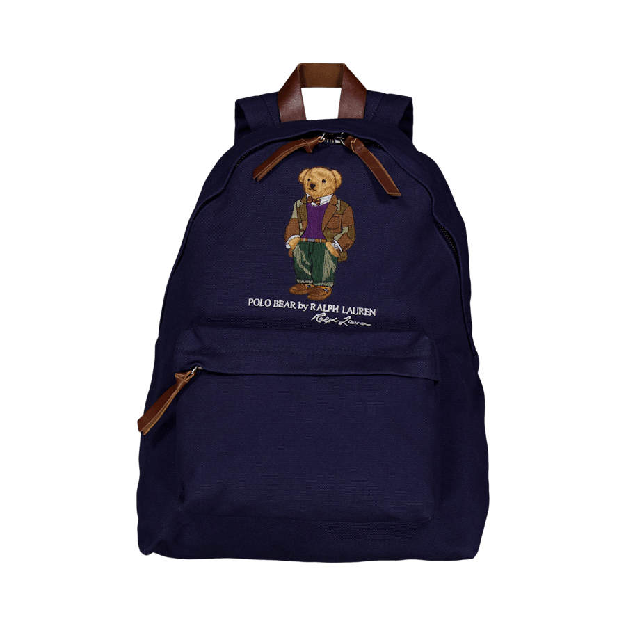 Polo Bear Canvas Backpack Newport Navy Bear