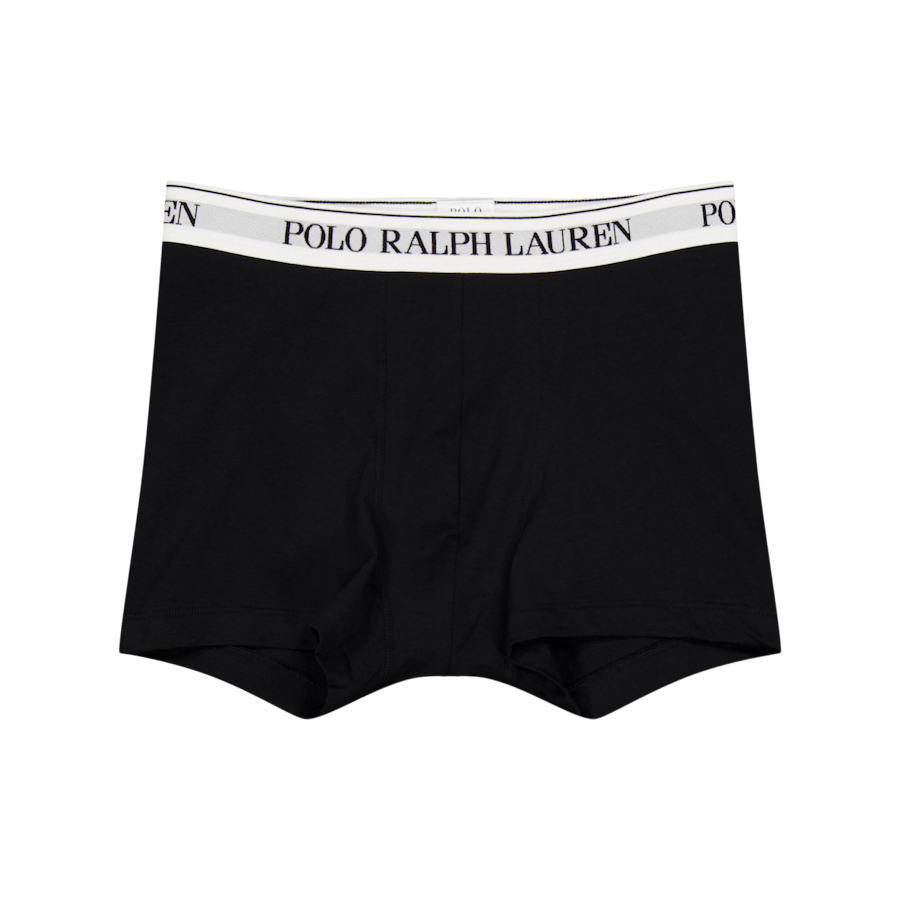 Klasický strečový bavlněný kufr 3-pack 3PK Blk Wht / Blk Wht / Blk Wht