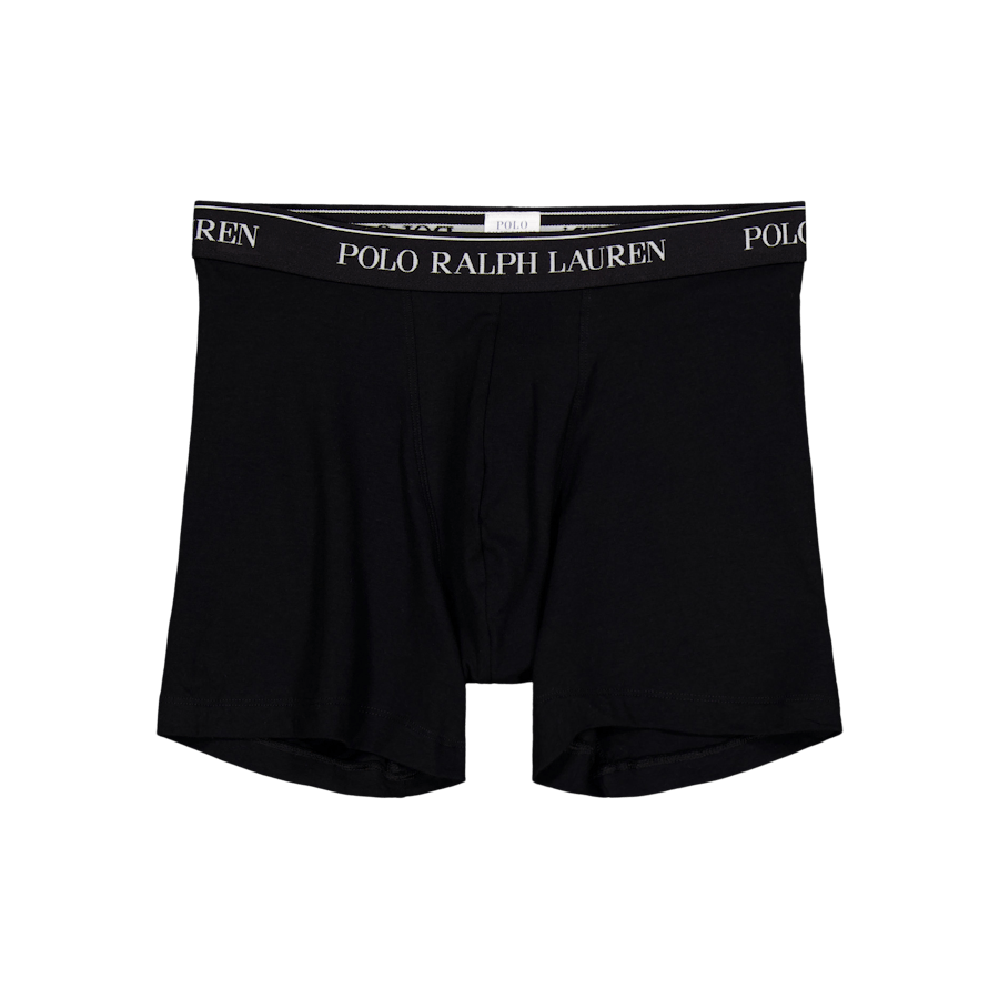 Stretch Cotton Boxer Brief 3-Pack 3PK White / Polo Blk / Andover Htr