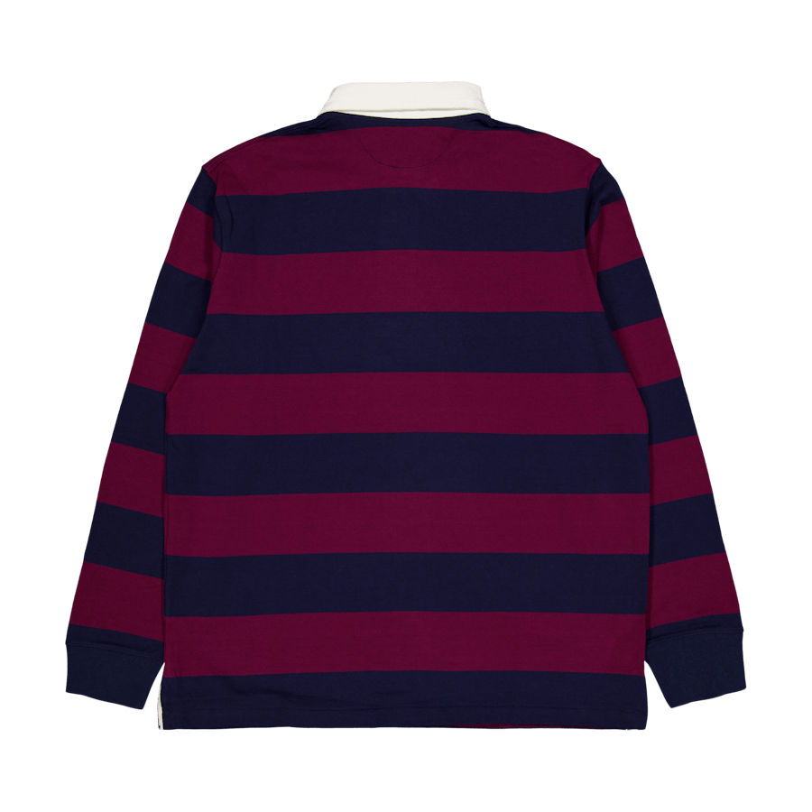 The Iconic Rugby Shirt Cruise Navy/ Classic Wine