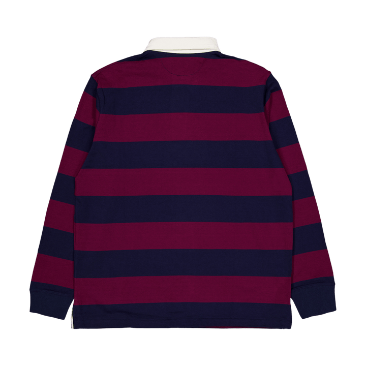 The Iconic Rugby Shirt Cruise Navy/ Classic Wine